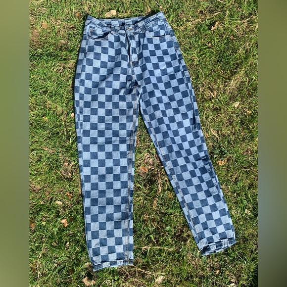 checked jeans - Picture 4 of 7